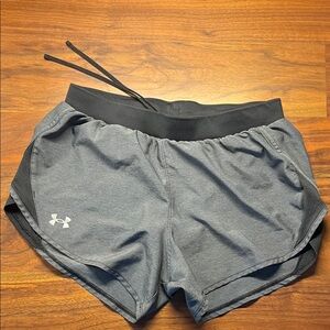 Under Armour Women's Athletic Gray and Black Shorts